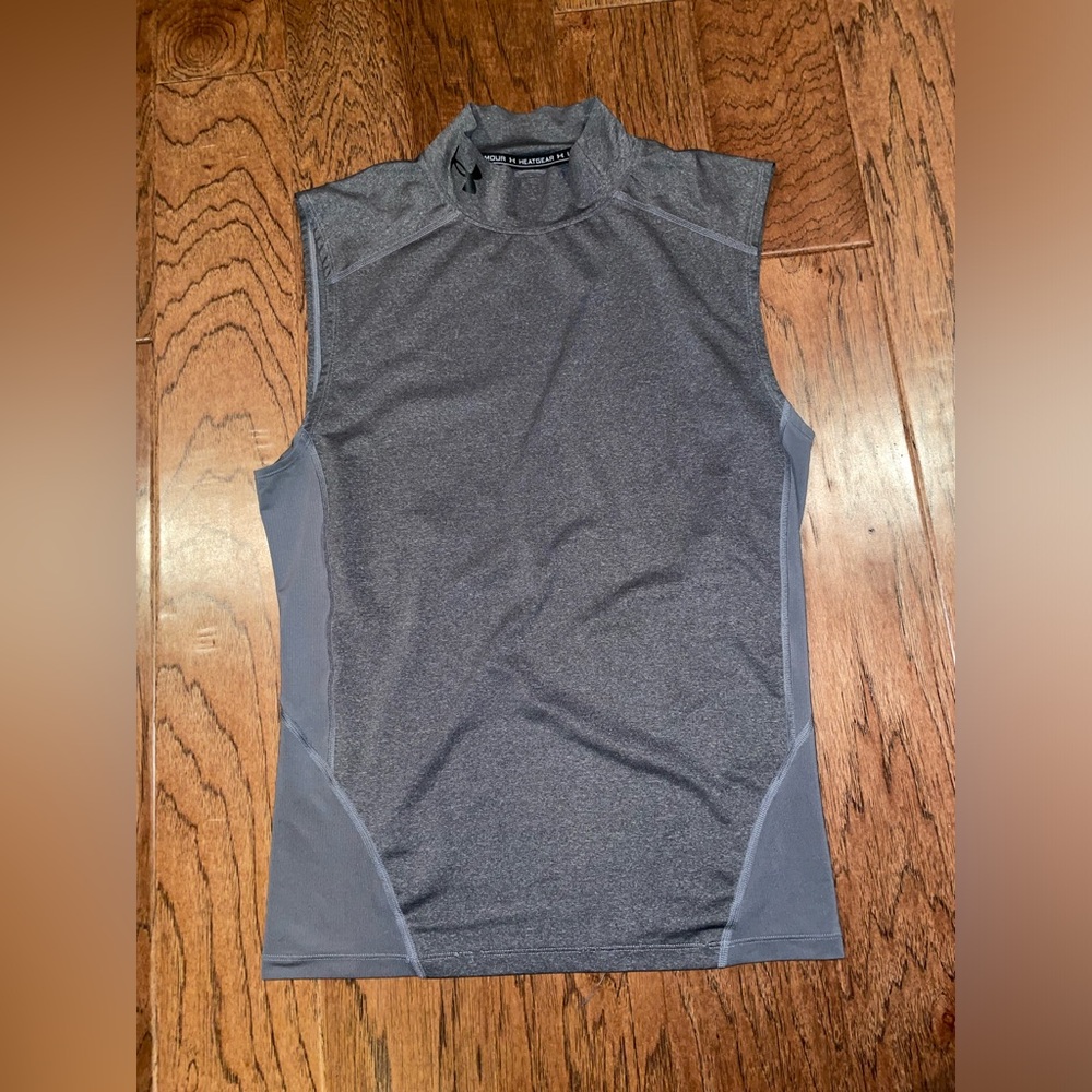 Lot of 2 Under Armor Compression Sleeveless Tops size XL Tank Tops - Picture 5 of 6